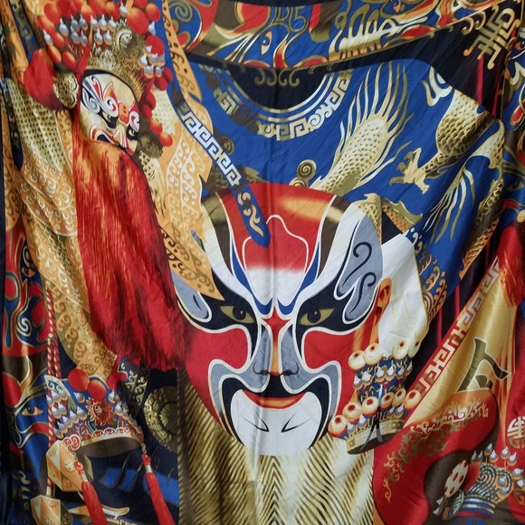 Silk Scarf Size 41" x 42" - Picture 2 of 5